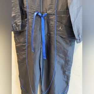 Women’s Nike Jordan Sisterhood Flight Suit Size Small gray/royal